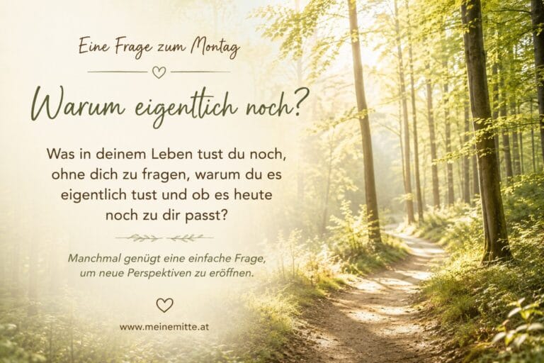 Mehr über den Artikel erfahren „Warum eigentlich noch?“ Durch Fragen zu neuen Perspektiven